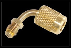 33113N - 1/4 In. X 1/4 In. SAE 90 Degree Refrigerant Hose Quick Coupler