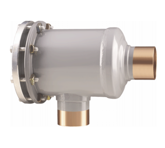 RSF-9617-T - Refrigerant 2 Core Replaceable Suction Line Filter Drier Shell