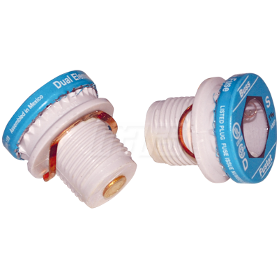 82330 - 15AMP-125V S BASE PLUG 82330 Dual-Element Time-Delay Fuse