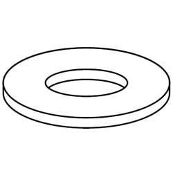 FDW38 - Electro-Galvanized Flat Fender Washer