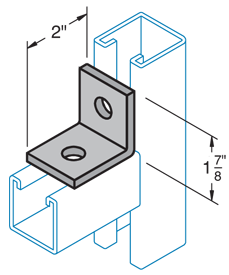 A302 - Electro Galvanized Angle Bracket