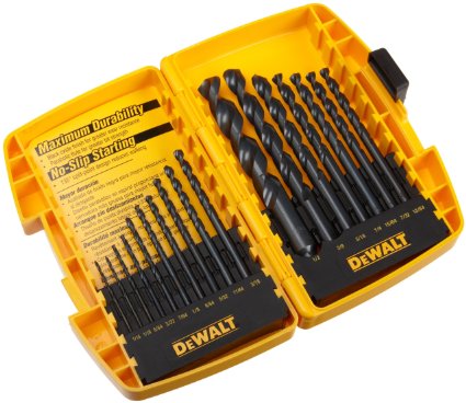 DW1163BB - Black Oxide Split Point Drill Bit Set