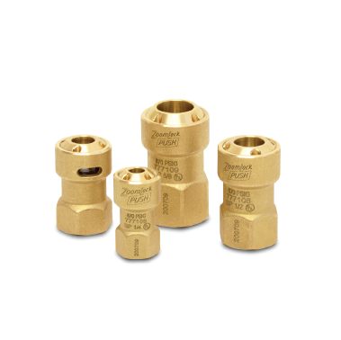PZKP-F10-HNBR - ZoomLock Push To Connect Refrigerant Fitting