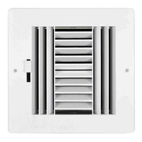 TS66 - 4 Way Plastic Supply Register