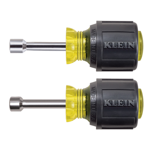 610M - Magnetic Stubby Nut Driver Set 1-1/2-Inch Shafts 2-Piece