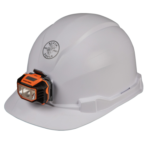 60107 - Cap Style Hard Hat With Headlamp