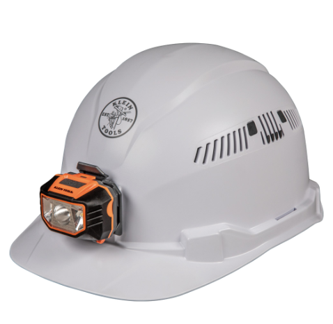 Cap Style Hard Hat With Headlamp - 60113