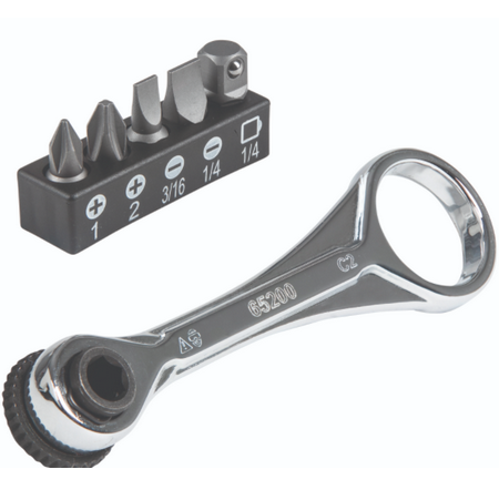 65200 - 5-Piece Slim-Profile Mini Ratchet Set