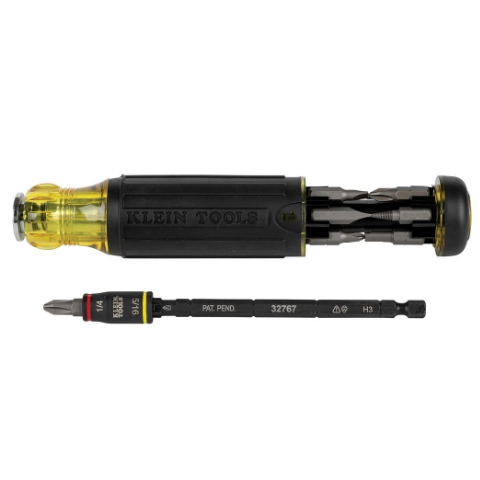 32304 - 14-in-1 HVAC Adjustable-Length Impact Screwdriver with Flip Socket