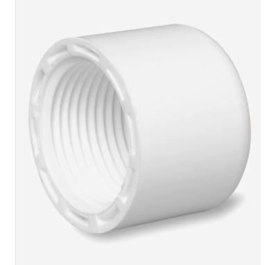 448-010 - 1 In. FPT Threaded Sch 40 PVC Cap