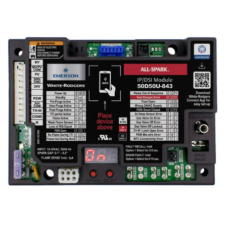 50D50U-843 - All Spark Intermittent Pilot Or Direct Spark Ignition Module