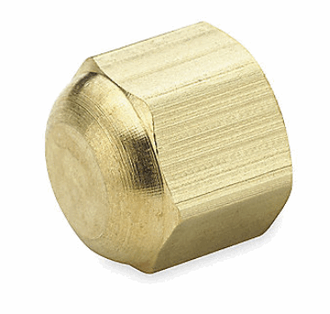 1/4 Flare Cap, Refrigeration Service Valve Cap Core Remover,Round Brass