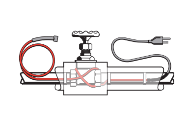 FG1-6P - FrostGuard 120 V preassembled self-regulating heating cables are design