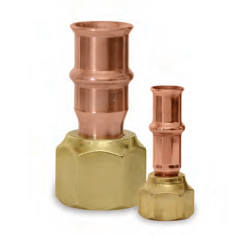 PZK-F4-HNBR 1/4 in. OD Copper to 1/4 in. SAE FLARE Fitting  - PZK-F4-HNBR