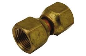 US4-4 - Brass Swivel Union Connector