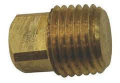 B-391 - 1/4 in. Brass Plug