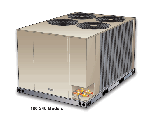 ELS180S4DS1G - 15.0 Ton Condensing Unit 460/3