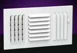 30386 - 8x6 Ceiling Curved Blade Three Way Register