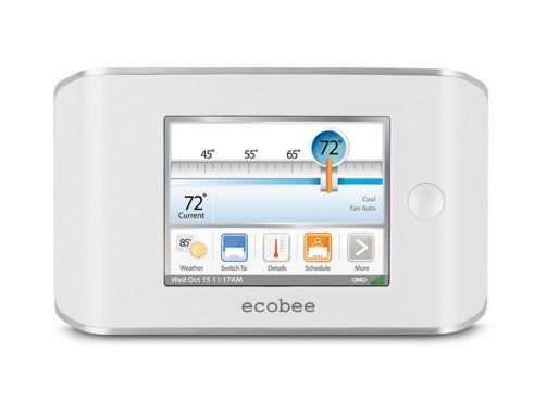 Ecobee 2 Heat 2 Cool Digital WiFi Programmable Thermostat  - EB-EMSSI-01