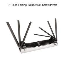 Folding Torx Screwdriver Set  - 70586