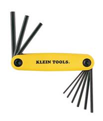 70591 - 9 Key Folding Hex Key Set