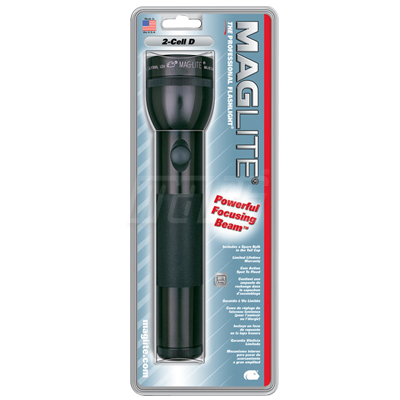 Maglite 2 Cell D Black Flashlight  - 79203