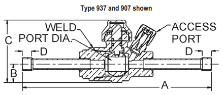 937511 - Refrigerant Ball Valve