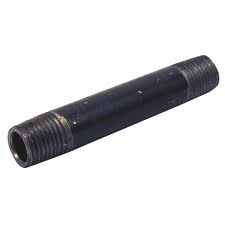 398120 - 1/2 in. x 18 in. Black Pipe Nipple