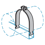 C110158 - Electro-Galvanized Tubing Clamp