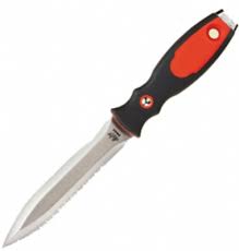DK6S - Cushion-Gripped Double Edge Serrated Duct Knife