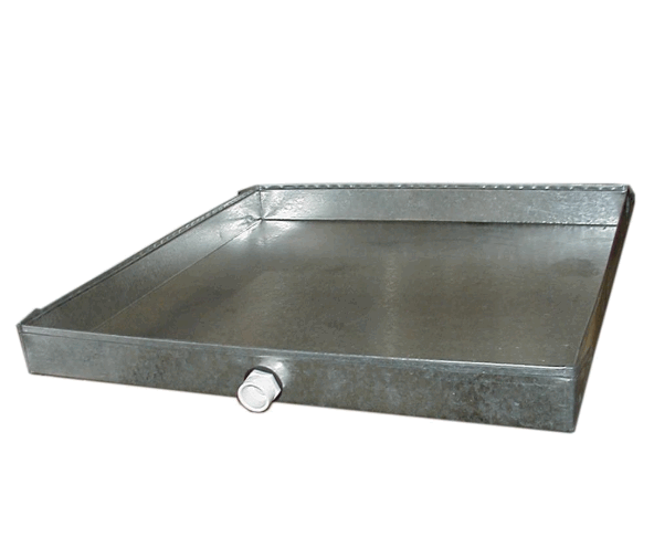 28X44 DP - Welded Galvanized Auxillary Drain Pan