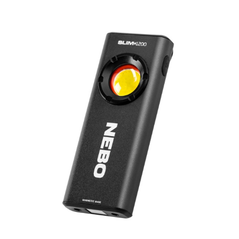 NEB-WLT-1007 - Powerful Rechargeable Pocket Light with Laser Pointer and Power B