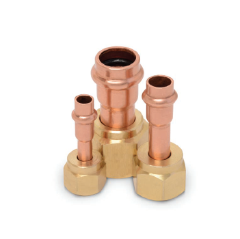 MZK-F6-HNBR - ZoomLock Crimp To Connect Refrigerant Fitting