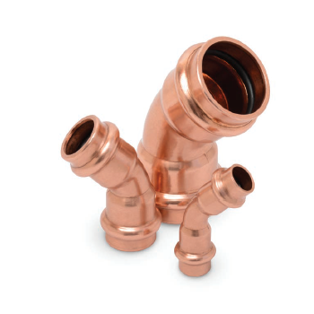 MZK-45E12-HNBR - ZoomLock Crimp To Connect Refrigerant Fitting