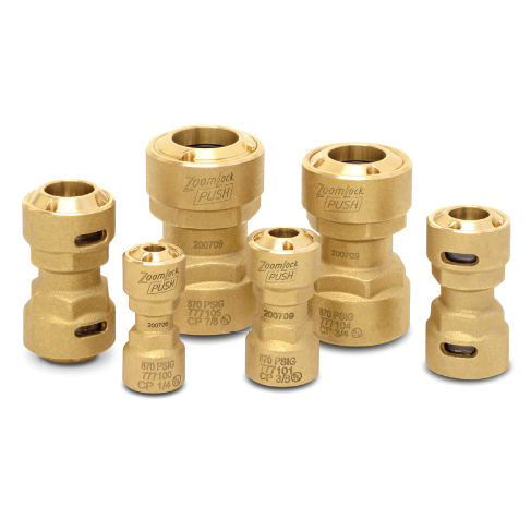 PZKP-C6-HNBR - ZoomLock Push To Connect Refrigerant Fitting