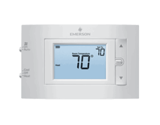 1F83H-21NP - Emerson 80 Series Non-Programmable heat pump digital thermostat