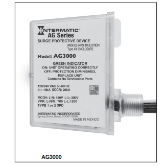 AG3000 - Electrical Surge Protective Device