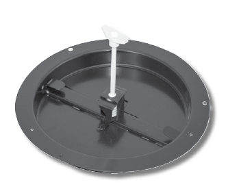 RBDR06 - 6 in. Round Ceiling Diffuser Butterfly Damper