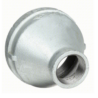 285640 - 1 x 3/4 Galvanized Pipe Belled Reducing Coupling