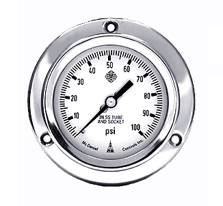 KDP-GF - Glycerin Filled Pressure Gauge