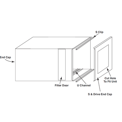 RAFP-20X25 - Return Air Filter Plenum Box