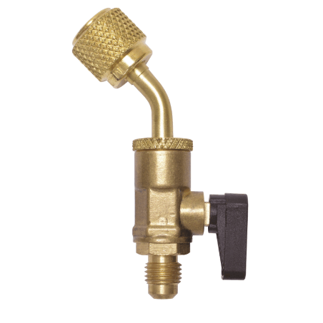 UBV14 - 1/4 in. x 1/4 in. 45 degree Refrigerant Hose Ball Valve