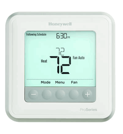 TH6210U2001 - T6 Pro Programmable Thermostat with stages up to 2 Heat/1 Cool Hea