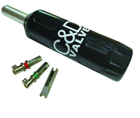 CD3830 - Locking cap multi tool with 3 bits for unlocking: J/B Shield