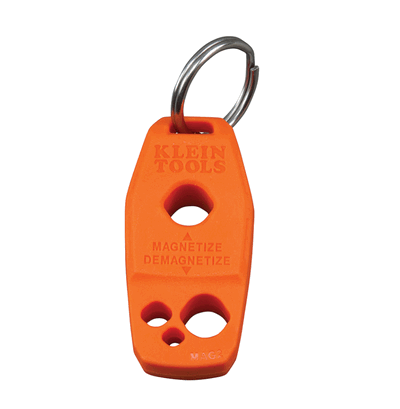 Magnetizes and demagnetizes screwdriver tips and bits using powerful rare-earth magnets  - MAG2