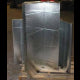 19X21X36 - Insulated Galvanized Sheet Metal Plenum 21 in. W x 19 1/4 in. D x 36