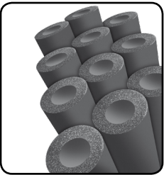 6RX100118 - Elastomeric Foam Pipe Insulation