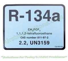 C & R Products 4134 - R134a Labels: Package of 10