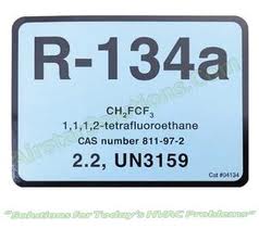 4134 - R134a Labels: Package of 10