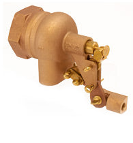 R6101 1/4 - Heavy-duty cast brass high-capacity float valve